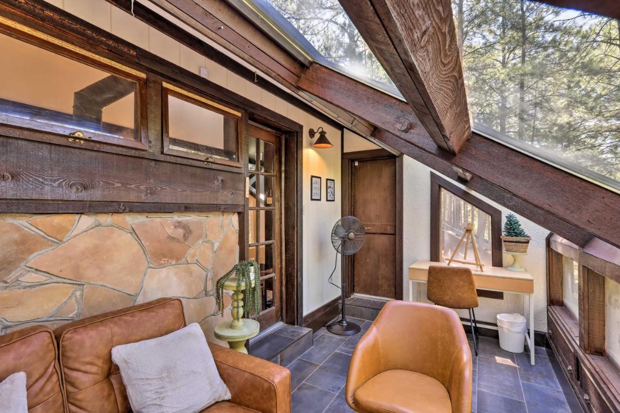 Woodsy Flagstaff Hideaway With Deck And Sunroom! Mountainaire Eksteriør bilde